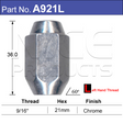 Chrome Wheel Nut A921L - Nice Products | Universal Auto Spares