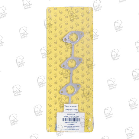 Manifold Exhaust Gasket Holden Z20S1 (GM id LLW) 25022118 - Kiwi Cylinder Heads