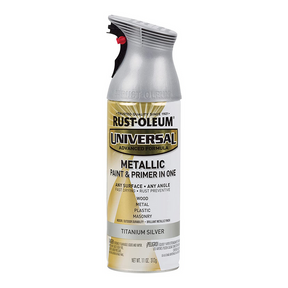 Universal Metallic Paint & Primer Titanium Silver 312g - Rust-Oleum