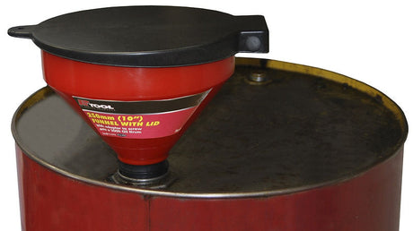 250mm (10") Funnel To Fit 200ltr Oil Drum - PKTool | Universal Auto Spares