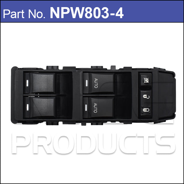 Power Window Switch NPW803-4 - Nice Products | Universal Auto Spares