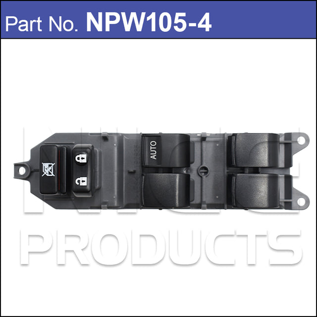 Power Window Switch NPW105-4 - Nice Products | Universal Auto Spares