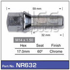 One Piece Stud NR632 - Nice Products | Universal Auto Spares