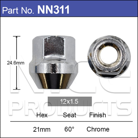 Wheel Nut EOL NN311 - Nice Products | Universal Auto Spares