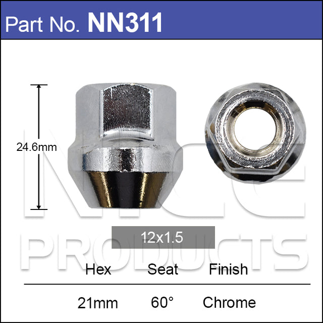 Wheel Nut EOL NN311 - Nice Products | Universal Auto Spares