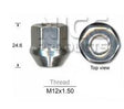 Wheel Nut Pkt 50 NN311-50 - Nice Products | Universal Auto Spares