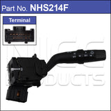 Blinker & Headlight Switch With Fog Light NHS214F - Nice Products | Universal Auto Spares