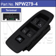Power Window Switch NPW279-4 - Nice Products | Universal Auto Spares