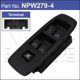 Power Window Switch NPW279-4 - Nice Products | Universal Auto Spares