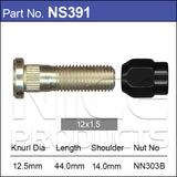 Wheel Stud & Nut NS391 - Nice Products | Universal Auto Spares