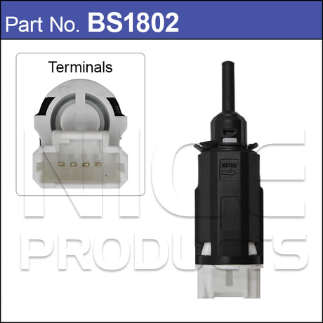 Brake Light Switch BS1802 - Nice Products | Universal Auto Spares