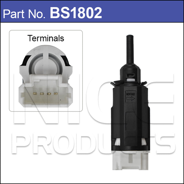 Brake Light Switch BS1802 - Nice Products | Universal Auto Spares