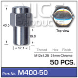 Mag Nuts M400-50 - Nice Products | Universal Auto Spares