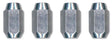 Chrome Nuts pk 4 A419-Pack of 4- Nice Products | Universal Auto Spares