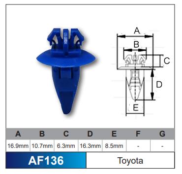 FATSENERS Bag 100 AF136-100 - Nice Products | Universal Auto Spares