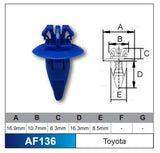 FASTENERS Bag 1000 AF136-1000 - Nice Products | Universal Auto Spares