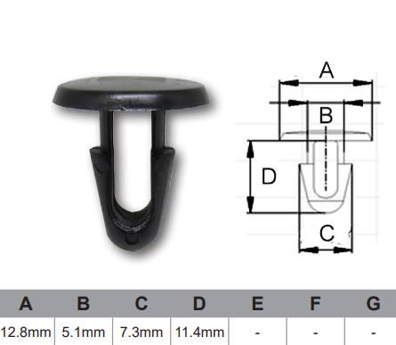 FASTENERS Bag 100 AF226-100 - Nice Products | Universal Auto Spares