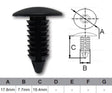 FATSENERS Bag 100 AF253-100 - Nice Products | Universal Auto Spares