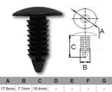 FATSENERS Bag 100 AF253-100 - Nice Products | Universal Auto Spares
