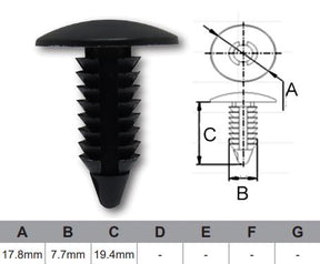 FASTENERS Bag 1000 AF253-1000 - Nice Products | Universal Auto Spares
