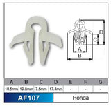 FASTENERS BAG 100 AF107-100 - Nice Products | Universal Auto Spares