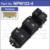 Power Window Switch NPW122-4 - Nice Products | Universal Auto Spares