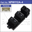 Power Window Switch NPW112A-4 - Nice Products | Universal Auto Spares