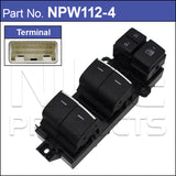 Power Window Switch NPW112-4 - Nice Products | Universal Auto Spares
