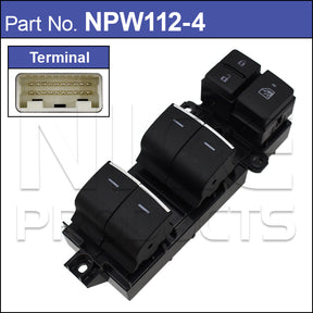 Power Window Switch NPW112-4 - Nice Products | Universal Auto Spares