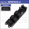 Power Window Switch NPW1610-4 - Nice Products | Universal Auto Spares