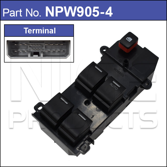 Power Window Switch NPW905-4 - Nice Products | Universal Auto Spares