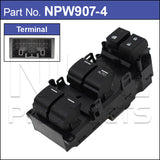 power Window Switch NPW907-4 - Nice Products | Universal Auto Spares