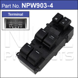 Power Window Switch NPW903-4 - Nice Products | Universal Auto Spares
