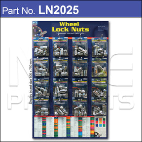 Merchandiser Lock Nuts LN2025 - Nice Products | Universal Auto Spares