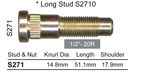 Wheel Stud S271 - Nice Products | Universal Auto Spares