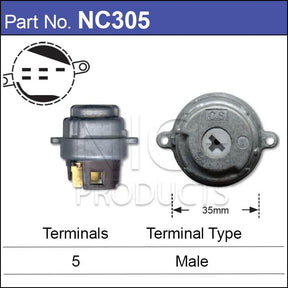 Ignition Switch NC305 - Nice Products | Universal Auto Spares