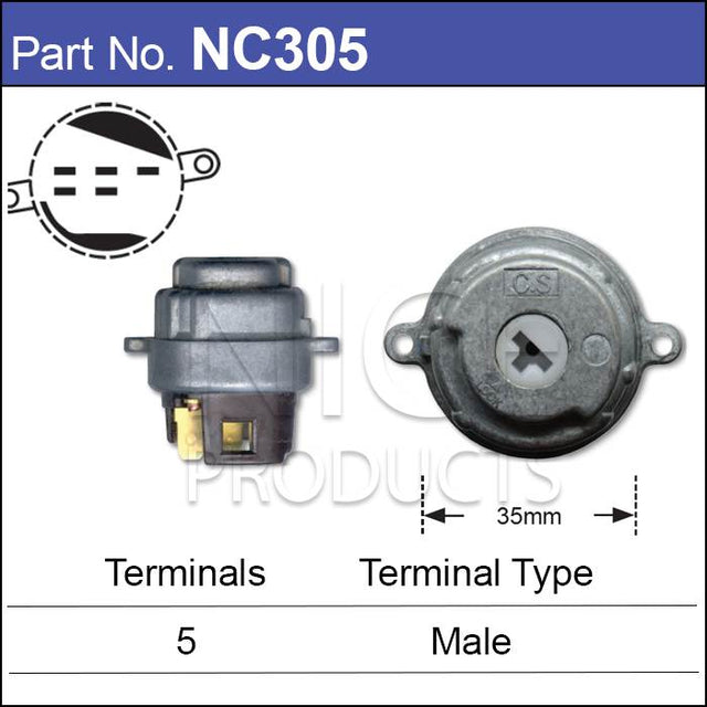 Ignition Switch NC305 - Nice Products | Universal Auto Spares