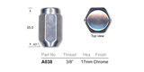 Chrome Nut A038 - Nice Products | Universal Auto Spares
