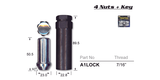 Lock Nuts A1LOCK - Nice Products | Universal Auto Spares