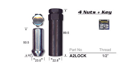 Lock Nuts A2LOCK - Nice Products | Universal Auto Spares