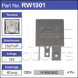 Fuel Pump Relay OEM:191906383C RW1901 - Nice Products | Universal Auto Spares