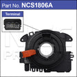 Clock Spring OEM: 5K0953569BF 5K0953569BC NCS1806A - Nice Products | Universal Auto Spares