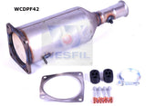 Diesel Particulate Filter (DPF) RPF248 Fits Citroen/Peugeot WCDPF42 - Wesfil