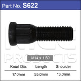 Wheel Stud S622 - Nice Products | Universal Auto Spares