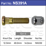 Stud Nut & Nut NS391A - Nice Products | Universal Auto Spares