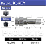 5 Sided Key K5KEY - Nice Products | Universal Auto Spares