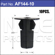 Fasteners Pkt 10 AF144-10 - Nice Products | Universal Auto Spares