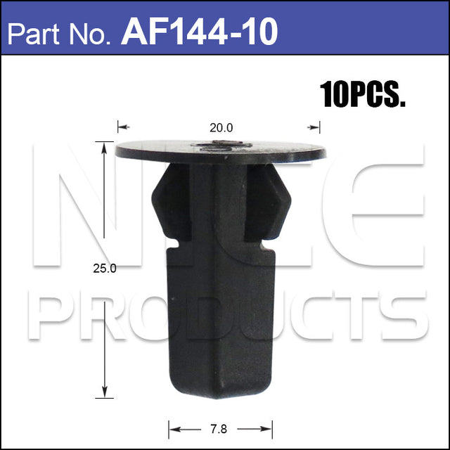 Fasteners Pkt 10 AF144-10 - Nice Products | Universal Auto Spares