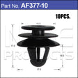 FASTENERS Pkt 10 AF377-10 - Nice Products | Universal Auto Spares