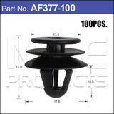 FASTENERS Pkt 100 AF377-100 - Nice Products | Universal Auto Spares